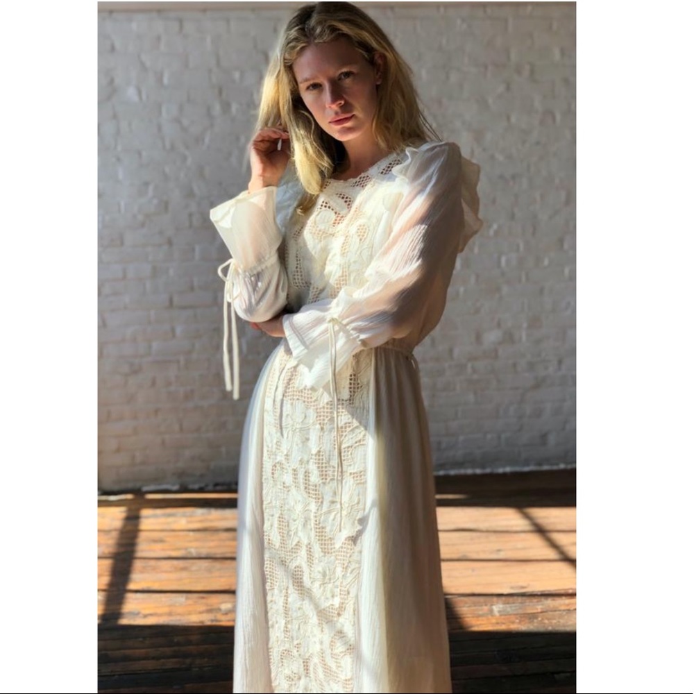 Free People AntikBatik Boho Embroidered Maxi Dress - Picture 2 of 8